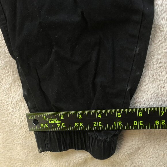 Aeropostale Mens Jogger Pants Small Pull On Black Stretch Casual Drawstring - Picture 4 of 14